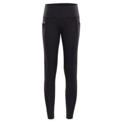 Damskie legginsy Alpine Pro Gemsa. Czarne legginsy Alpine Pro, l, z aplikacjami, z materiału, z podwyższonym stanem. Za 317.30 zł.