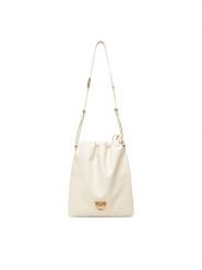 PINKO Torebka Slouchy Classic Bag PE 25 PLTT 104359 A270 Écru. Torebki klasyczne Pinko, bez wzorów, ze skóry, bez dodatków. Za 1,159.00 zł.