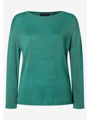 More & More Koszulka w kolorze zielonym rozmiar: 44. Zielone bluzki More & More, bez wzorów, bez kołnierzyka, bez ramiączek. Za 69.99 zł.