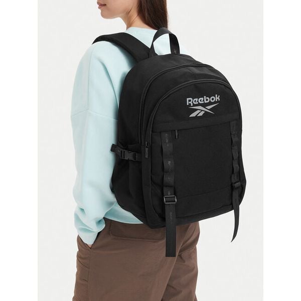 Plecak Reebok. Czarne plecaki Reebok, bez wzorów. Za 159.99 zł.