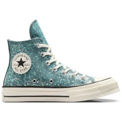Buty sportowe Converse Chuck 70. Niebieskie obuwie sportowe Converse, bez zapięcia, na fitness i siłownię. Za 590.00 zł.