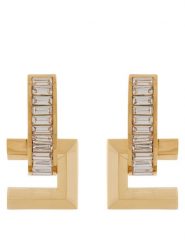 Elisabetta Franchi Klipsy OR-16K-52E2-V290 Złoty. Żółte kolczyki Elisabetta Franchi, metalowe, z klipsem. Za 879.99 zł.