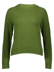 GAP Sweter w kolorze zielonym rozmiar: L. Zielone swetry GAP, l, bez wzorów, z bawełny, bez ramiączek. Za 118.84 zł.