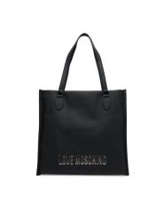 LOVE MOSCHINO Torebka JC4020PP1NKD000B Czarny. Czarne torebki klasyczne Love Moschino, bez wzorów, ze skóry, bez dodatków. Za 949.99 zł.