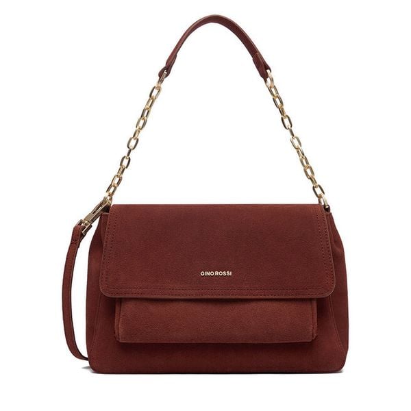 Torebka GINO ROSSI. Czerwone torebki klasyczne Gino Rossi, bez wzorów, bez dodatków. Za 399.99 zł.