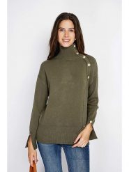 William de Faye Golf w kolorze khaki rozmiar: 38. Brązowe golfy William de Faye, bez wzorów, z kaszmiru, bez ramiączek. Za 130.99 zł.