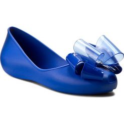 Baleriny ZAXY - Link Ballerina Fem 82038 Blue 90061. Niebieskie baleriny Zaxy, bez wzorów, z materiału, bez obcasa. W wyprzedaży za 119.00 zł.
