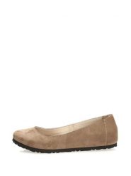 Comfortfusse Skórzane baleriny "Velda" w kolorze jasnobrązowym rozmiar: 37. Brązowe baleriny Comfortfüße, bez wzorów, bez obcasa. Za 215.71 zł.