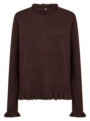 Soyaconcept Sweter "Helda" w kolorze ciemnobrązowym rozmiar: XL. Brązowe swetry Soyaconcept, xl, bez wzorów, bez ramiączek. Za 224.95 zł.