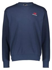 New Balance Bluza "Uni-ssentials French Terry" w kolorze granatowym rozmiar: XS-S. Niebieskie bluzy New Balance, s, bez wzorów, bez kaptura. Za 162.95 zł.