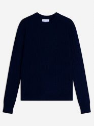 Perfect Cashmere Kaszmirowy sweter "Maelle" w kolorze granatowym rozmiar: XL. Niebieskie swetry Perfect Cashmere, xl, bez wzorów, z kaszmiru, bez ramiączek. Za 413.99 zł.