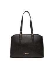 JENNY Torebka C-JEN-L-012-08 Czarny. Czarne torebki klasyczne Jenny, bez wzorów, z materiału, bez dodatków. Za 159.99 zł.