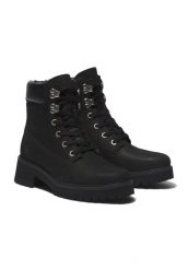 Trapery damskie, Timberland Carnaby Cool 6 In Boot. Czarne trapery i śniegowce Timberland, z materiału. Za 820.30 zł.