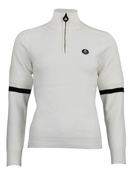 Peak Mountain Sweter "Asta" w kolorze kremowym rozmiar: XL. Brązowe swetry Peak Mountain, xl, bez wzorów, bez ramiączek. Za 140.86 zł.