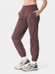 Carpatree Spodnie dresowe "Varsity" w kolorze brązowym rozmiar: L. Brązowe spodnie dresowe Carpatree, l, bez wzorów, z bawełny. Za 119.68 zł.