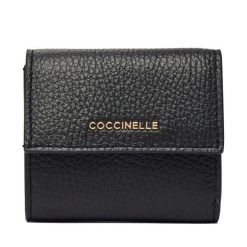 Portfel Coccinelle. Czarne portfele Coccinelle, bez wzorów. Za 449.99 zł.