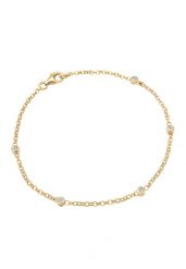 Elli Damski zegarek Classic Basic z kryształkami ze srebra próby 925 Bransoletki 1 ct. Bransoletki Elli, z kryształem, srebrne. Za 203.99 zł.