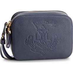 Torebka LAUREN RALPH LAUREN - Huntley 431716030001 Navy. Niebieskie listonoszki Lauren Ralph Lauren, bez wzorów, ze skóry, bez dodatków. W wyprzedaży za 609.00 zł.