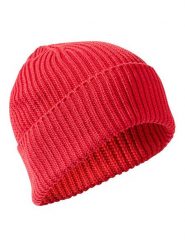 Camel Active Czapka beanie w kolorze koralowym rozmiar: onesize. Czerwone czapki Camel Active, z aplikacjami, z bawełny. Za 105.88 zł.