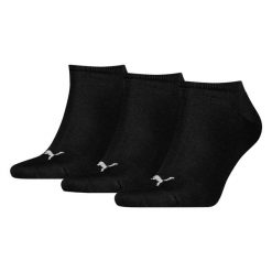 Skarpety Puma Unisex Sneaker Plain 3P. Czarne skarpety Puma, bez wzorów. Za 44.99 zł.