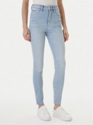 Calvin Klein Jeans Jeansy LV047F701G Błękitny Skinny Fit. Niebieskie jeansy Calvin Klein Jeans, bez wzorów. Za 409.99 zł.