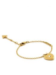 Guess Bransoletka JUBB05 057JW Złoty. Żółte bransoletki Guess, ze stali. Za 219.99 zł.