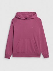 4F Bluza w kolorze różowym rozmiar: XS. Różowe bluzy 4f, xs, bez wzorów, z kapturem. Za 96.83 zł.