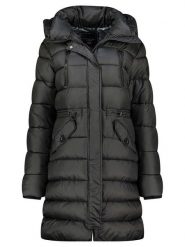 Geographical Norway Płaszcz pikowany "Bertille" w kolorze czarnym rozmiar: XXL. Czarne płaszcze Geographical Norway, xxl, bez wzorów, bez kaptura. Za 254.14 zł.