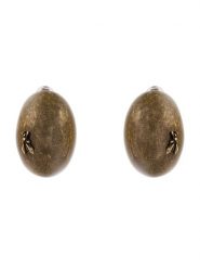 Patrizia Pepe Klipsy 2J2546/M057-Y115 Złoty. Żółte kolczyki Patrizia Pepe, metalowe, z klipsem. Za 359.99 zł.