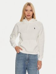 Polo Ralph Lauren Bluza 211943007001 Biały Regular Fit. Białe bluzy Polo Ralph Lauren, m, bez wzorów, z bawełny, bez kaptura. Za 459.99 zł.