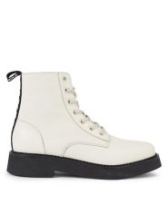 Tommy Jeans Trzewiki Tjw Lace Up Flat Boot EN0EN02310 Écru. Botki Tommy Jeans, bez wzorów, z jeansu, bez obcasa, na płaskiej podeszwie, bez zapięcia. Za 639.99 zł.