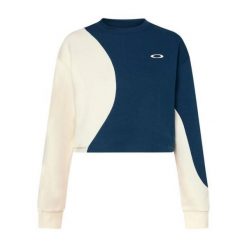 Oakley Bluza Pursuit Cruise Crop Foa500625-Bat. Niebieskie bluzy Oakley, m, bez wzorów, z bawełny, bez kaptura. Za 245.99 zł.