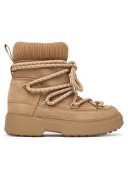 Tommy Hilfiger Śniegowce Lace-Up Water Resist Snow Boot FW0FW09546 Beżowy. Brązowe trapery i śniegowce TOMMY HILFIGER. Za 649.99 zł.