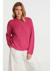 Rich & Royal Sweter w kolorze różowym rozmiar: S. Różowe swetry Rich & Royal, s, bez wzorów, ze splotem, bez ramiączek. Za 166.88 zł.