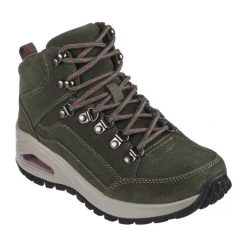 Trapery Damskie SKECHERS UNO RUGGED RUGGED ONE 155220-OLV zielone 38. Zielone trapery i śniegowce Skechers. Za 356.99 zł.