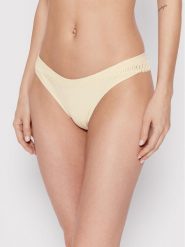 Triumph Stringi Aura Spotlight High 10207998 Beżowy. Brązowe stringi Triumph, bez wzorów, z syntetyku. Za 59.99 zł.