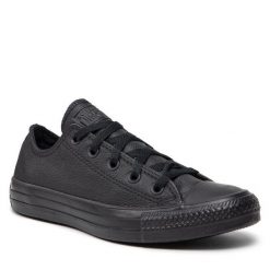 Trampki Converse. Czarne trampki Converse, bez wzorów, bez zapięcia. Za 379.99 zł.