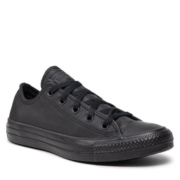 Trampki Converse. Czarne trampki Converse, bez wzorów, bez zapięcia. Za 379.99 zł.