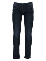 Pepe Jeans Dżinsy - Slim fit - w kolorze granatowym rozmiar: W28/L32. Niebieskie jeansy Pepe Jeans, l, z aplikacjami. Za 204.48 zł.