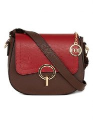 Mia Tomazzi Skórzana torebka "Carracci" w kolorze bordowym - 23 x 18 x 7,5 cm rozmiar: onesize. Czerwone torby na ramię Mia Tomazzi, bez wzorów, z materiału, na ramię, bez dodatków. Za 217.99 zł.