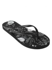 Brunotti Japonki "Gaia" w kolorze czarno-białym rozmiar: 40. Białe klapki Brunotti, bez wzorów, z otwartym noskiem, bez obcasa. Za 56.99 zł.