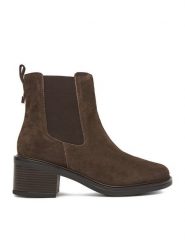 Lasocki Sztyblety CEO-WI23-T-735-02 Brązowy. Brązowe botki Lasocki, bez wzorów, ze skóry, bez obcasa, na słupku, bez zapięcia. Za 279.99 zł.