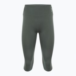 Legginsy treningowe damskie Gymshark Training Cropped. Zielone legginsy Gymshark, bez wzorów. Za 84.99 zł.