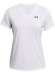 Under Armour Koszulka sportowa w kolorze białym rozmiar: M. Białe koszulki sportowe Under Armour, bez wzorów, bez ramiączek, outdoorowe. Za 92.42 zł.