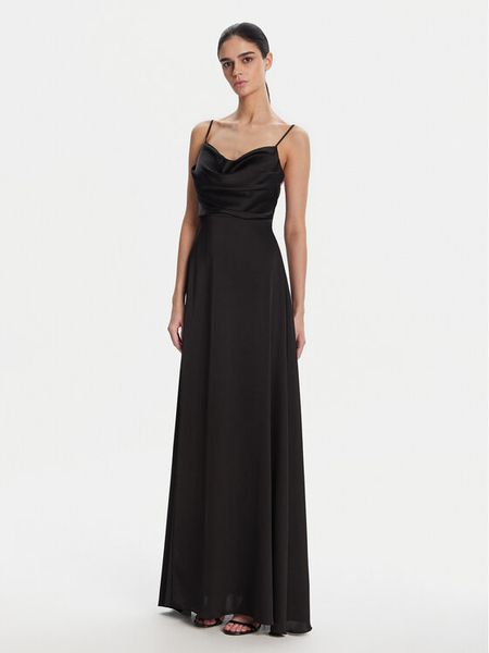 Artigli Sukienka wieczorowa ACAB002177 Czarny Regular Fit. Czarne sukienki Artigli, bez wzorów, z syntetyku, wizytowe, bez kołnierzyka, bez ramiączek. Za 509.99 zł.