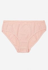 Jasnoróżowe Majtki Typu Figi z Bawełny Zelvisa. Czerwone figi Born2be, l, bez wzorów, z bawełny. Za 4.99 zł.