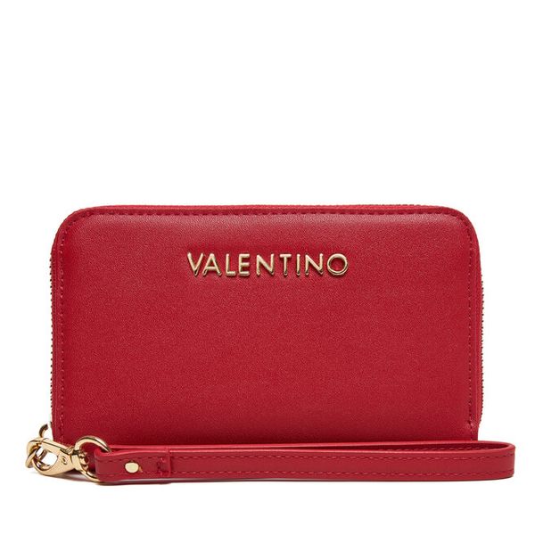 Portfel Valentino. Czerwone portfele Valentino, bez wzorów. Za 149.99 zł.