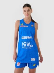 4F Koszulka meczowa replika wyjazdowa z sezonu 2024/25 damska 4F x VBW Arka Gdynia - multikolor M. Koszulki sportowe 4f, bez wzorów, z dzianiny, bez ramiączek, na fitness i siłownię. Za 199.99 zł.