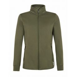 Damska bluza z zamkiem błyskawicznym Protest PRTOYDEN. Zielone bluzy Protest, na zimę, bez wzorów, bez kaptura. Za 319.10 zł.