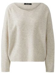 Miss Lagotte Sweter w kolorze kremowym rozmiar: 38. Brązowe swetry Miss Lagotte, bez wzorów, bez ramiączek. Za 171.28 zł.